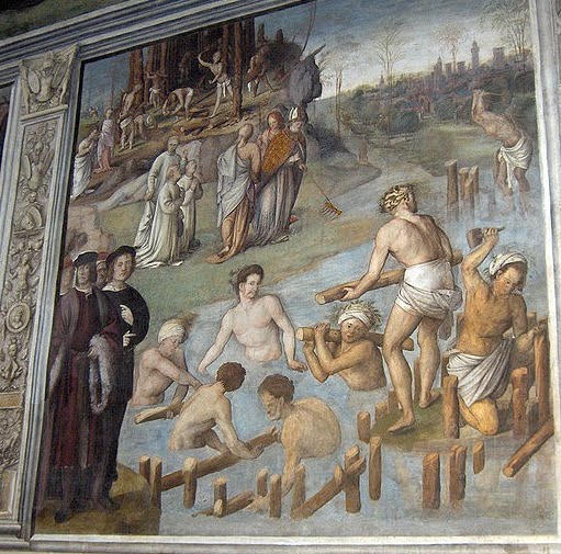 Miracolo di San Frediano - Cappella Aspertini