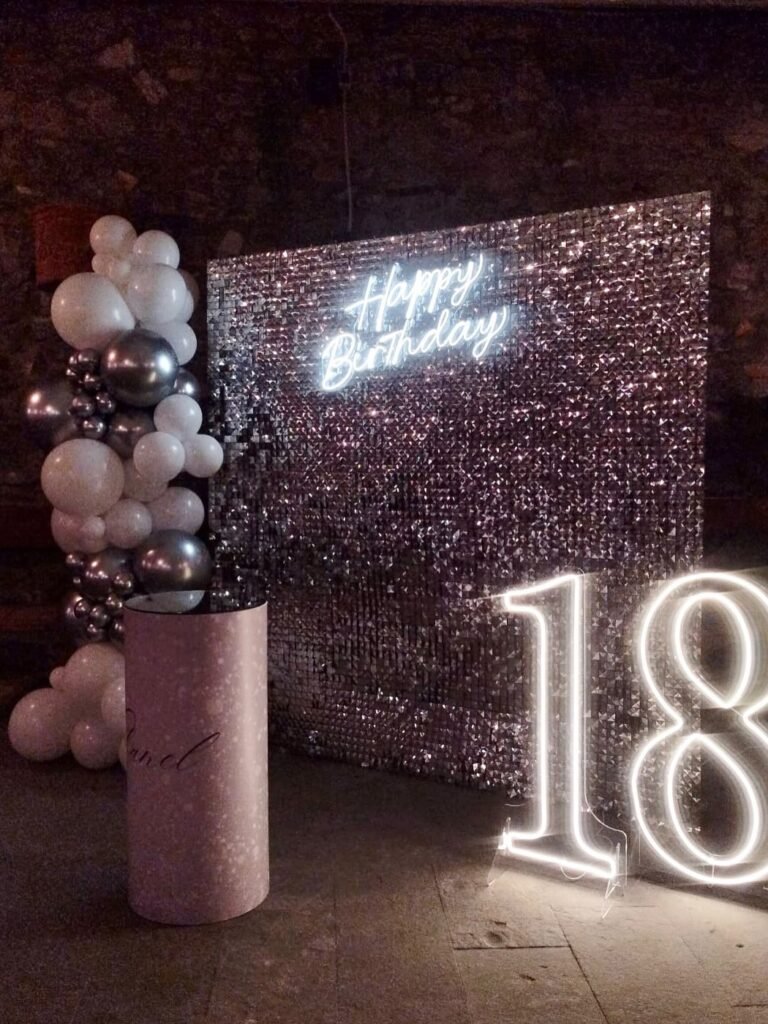 allestimento per 18 esimo con palloncini