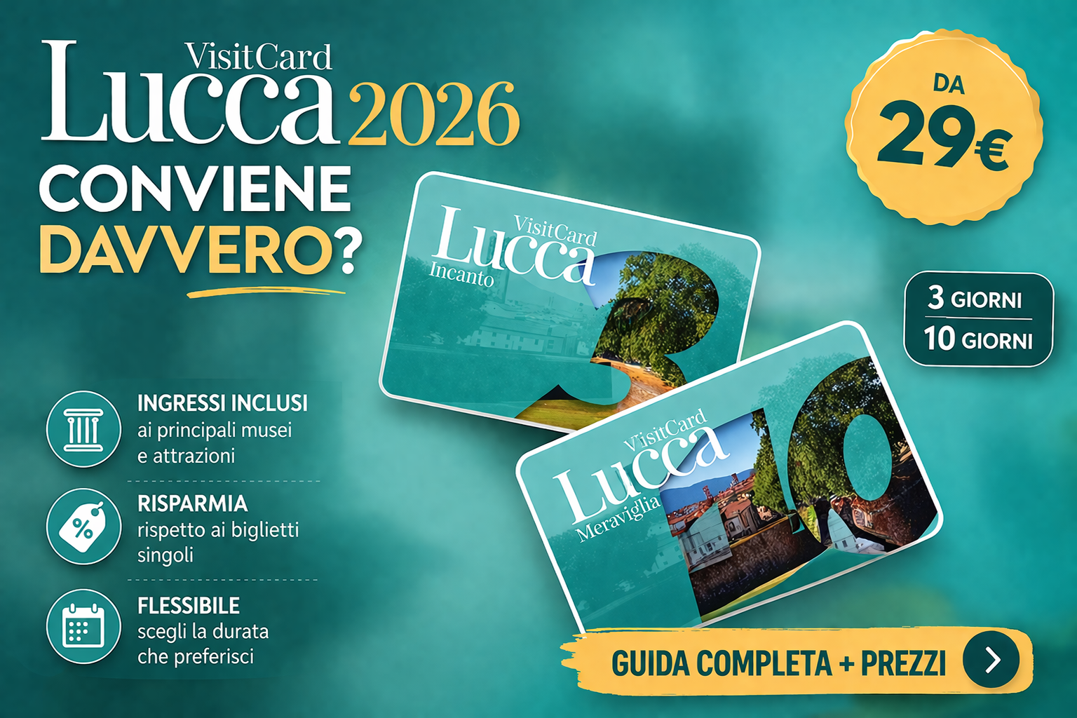 lucca visit card conviene davvero